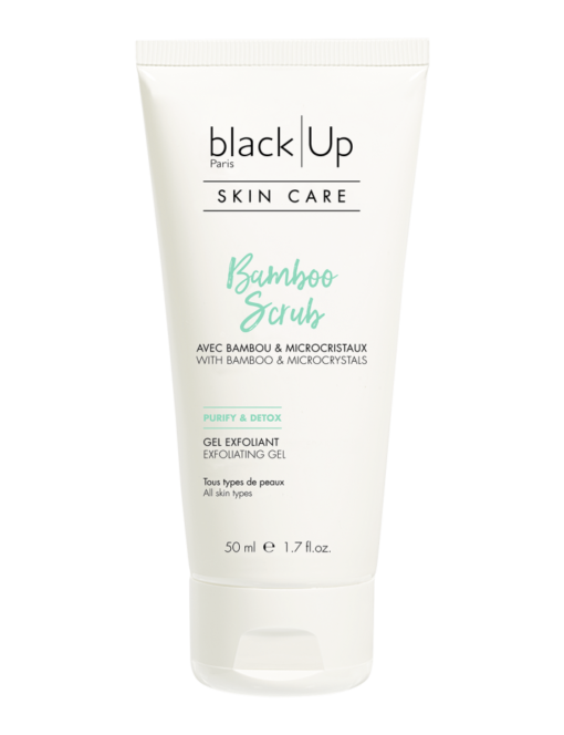 BLACK UP | Bambbo scrub gel exfoliant | parfumerie MADO Réunion