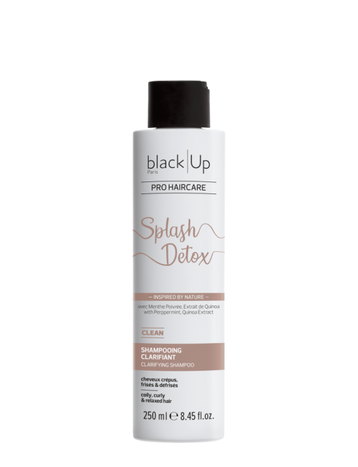 BLACK UP | Splash detox - Shampooing clarifiant | Parfumerie MADO Réunion