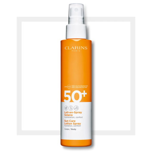 CLARINS | LAIT EN SPRAY | PROTECTION SOLAIRE CORPS | MADO PARFUMERIE RÉUNION